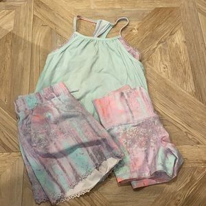 Ivivva top,and shorts
